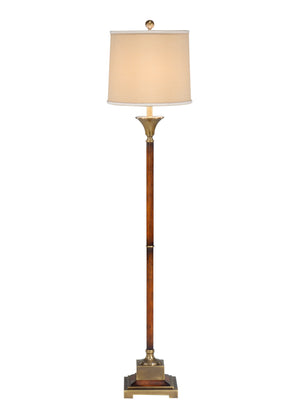 Wildwood Fluted Wood Floor Lamp