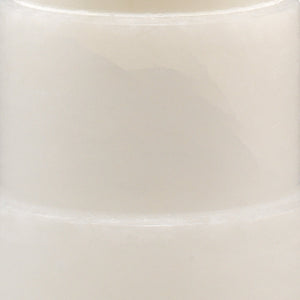 Jamie Young Caspian Table Lamp in White Alabaster with Classic Drum Shade in White Linen