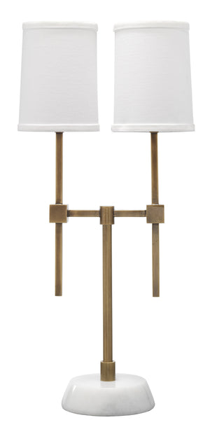 Jamie Young Minerva Twin Shade Console Lamp