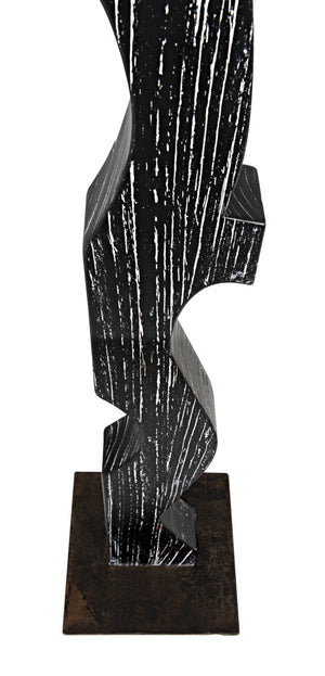 Noir Balper Sculpture, Cinder Black