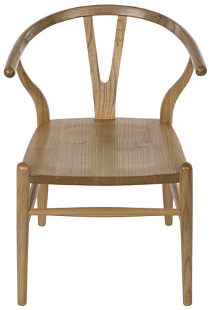 Noir Zola Chair, Natural