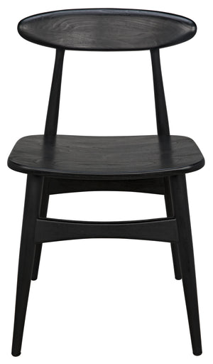 Noir Surf Chair, Charcoal Black