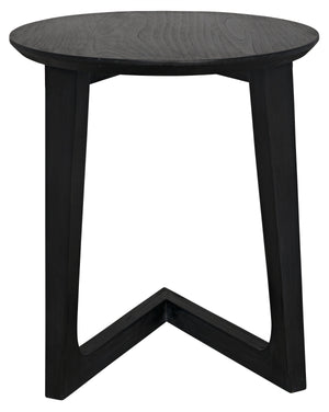 Noir Cantilever Table, Charcoal Black