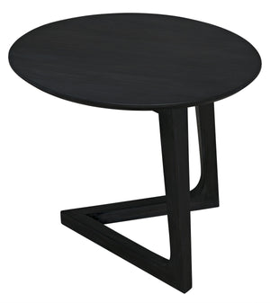 Noir Cantilever Table, Charcoal Black