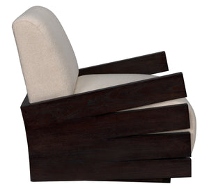 Noir Slide Chair W/Us Made Cushions