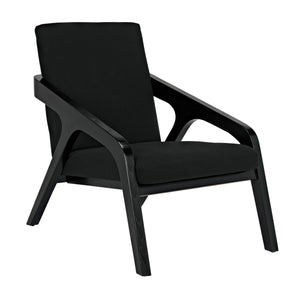 Noir Lamar Chair, Charcoal Black