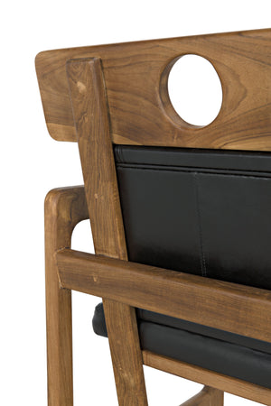 Noir Buraco Arm Chair, Teak