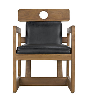 Noir Buraco Arm Chair, Teak