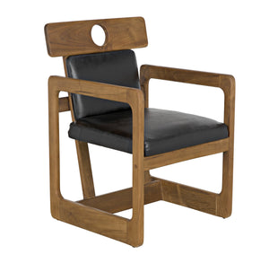 Noir Buraco Arm Chair, Teak