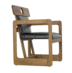 Noir Buraco Arm Chair, Teak