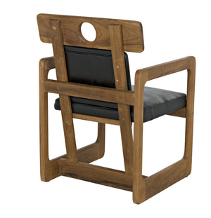 Noir Buraco Arm Chair, Teak