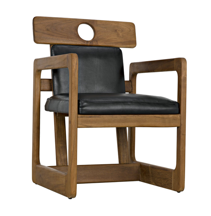 Noir Buraco Arm Chair, Teak