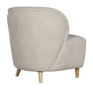 Noir Laffont Chair With Wheat Fabric