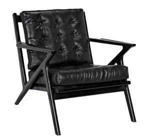 Noir Lauda Chair with Black Leather