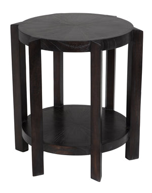 Noir Yuhuda Small Side Table, Sombre Finish