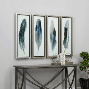Uttermost Feathered Beauty Prints, S/4