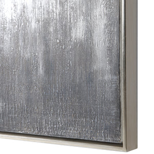 Uttermost Gray Showers Hand Painted Canvases, Set/3