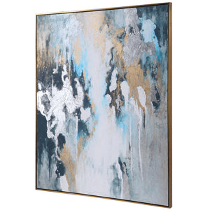 Uttermost Stormy Seas Hand Painted Canvas