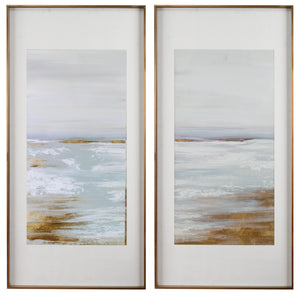 Uttermost Coastline Framed Prints, S/2