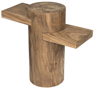 Noir Tabula Side Table, Munggur Wood