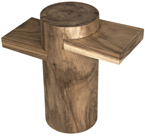 Noir Tabula Side Table, Munggur Wood