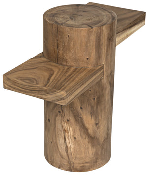 Noir Tabula Side Table, Munggur Wood