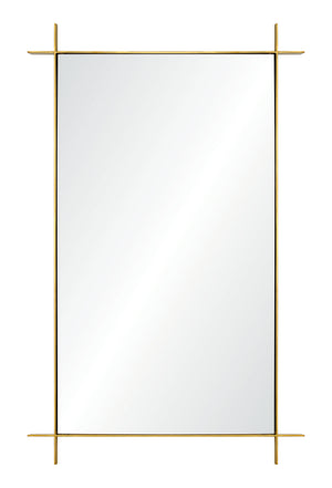 Barclay Butera for Mirror Home Burnished Brass Mirror
