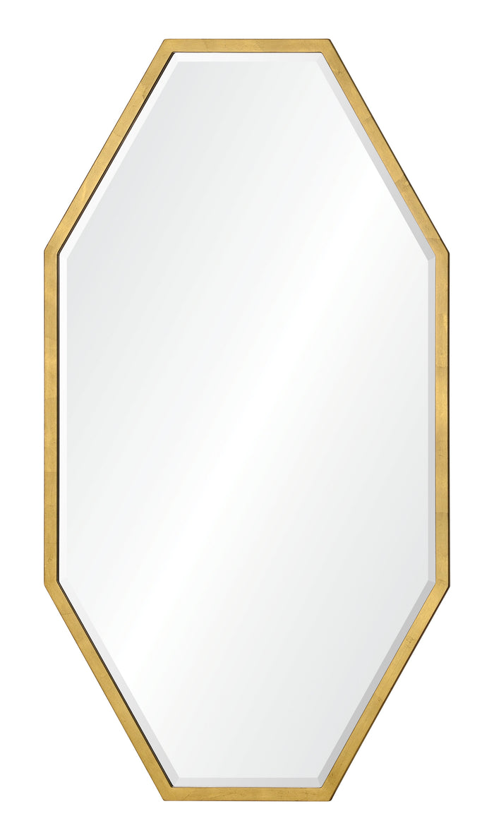 Barclay Butera for Mirror Home Burnished Gold Leaf Mirror