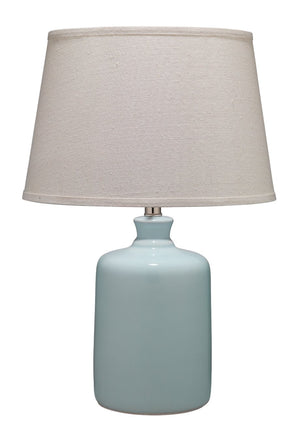 Jamie Young Light Blue Milk Jug Table Lamp with Tapered Shade