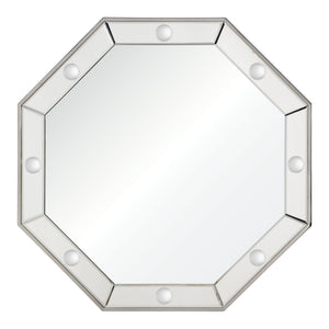 Bunny Williams for Mirror Home Octagonal Polished Stainless Steel Mirror