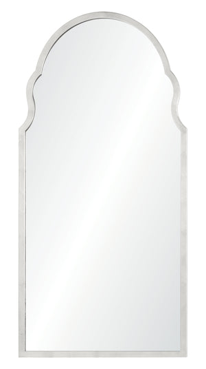 Bunny Williams for Mirror Home Distressed Silver Leaf Iron Mirror