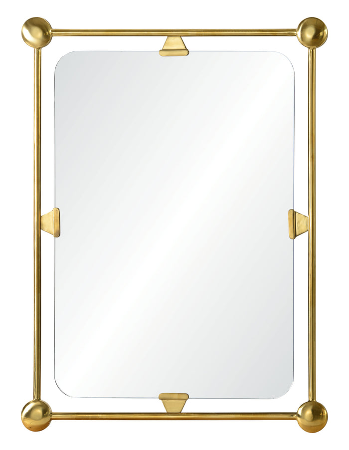 Celerie Kemble for Mirror Home Burnished Brass Mirror