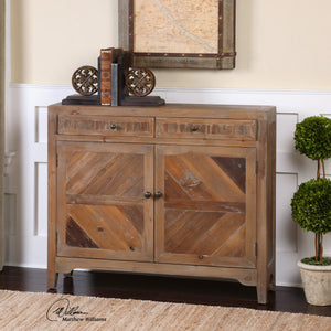 Uttermost Hesperos Reclaimed Wood Console Cabinet