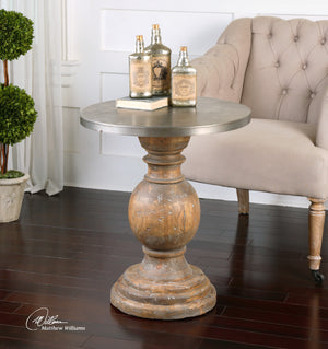 Uttermost Blythe Wooden SideTable