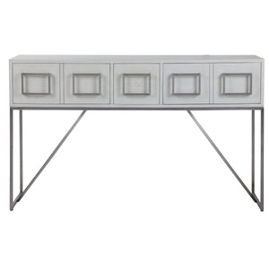Uttermost Abaya White Console Table