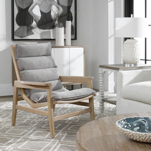 Uttermost Isola Oak Accent Chair