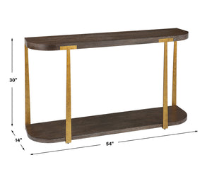 Uttermost Palisade Wood Console Table