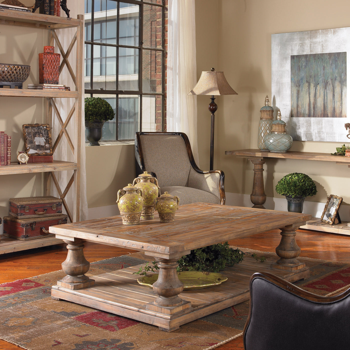 Uttermost Stratford Rustic Cocktail Table eCTURE