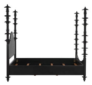 Noir Ferret Bed, Eastern King, Pale