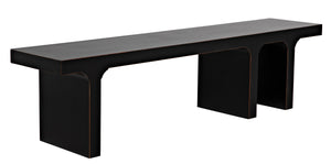 Noir Kir Bench, Hand Rubbed Black