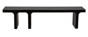 Noir Kir Bench, Hand Rubbed Black