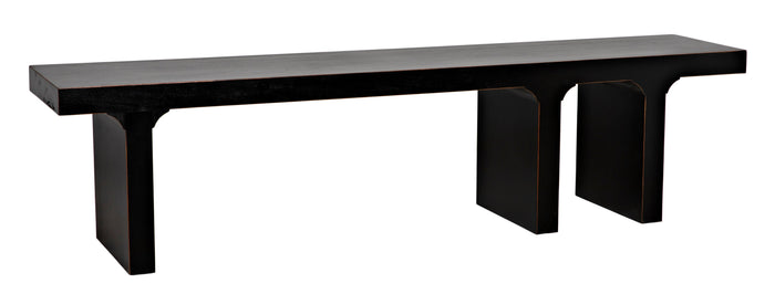 Noir Kir Bench, Hand Rubbed Black