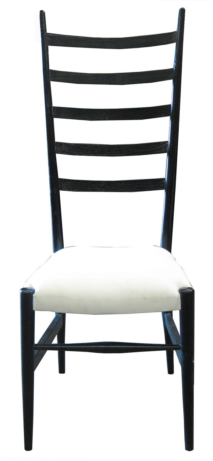 Noir Ladder Chair, Hand Rubbed Black