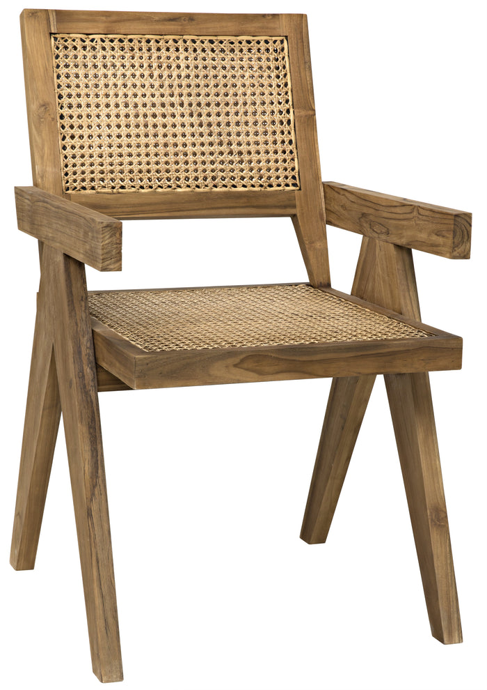 Noir QS Jude Chair, Teak with Caning