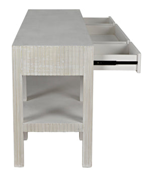 Noir Conrad Console, White Wash