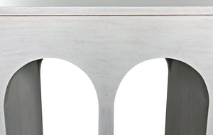 Noir Bridge Console, White Wash