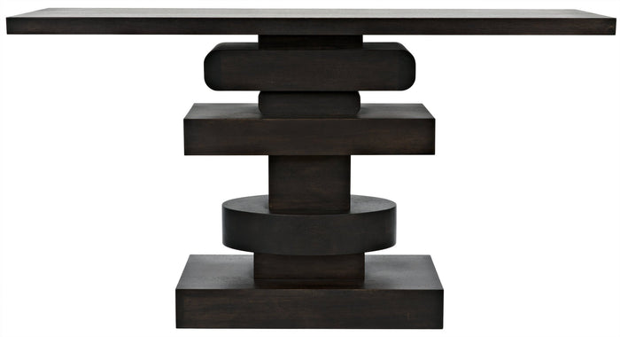 Noir Solange Console, Ebony Walnut