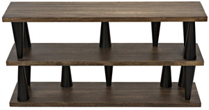 Noir Mood Console, Ebony and Dark Walnut