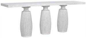 Noir Evelyn Console, White Wash