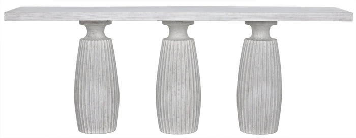 Noir Evelyn Console, White Wash